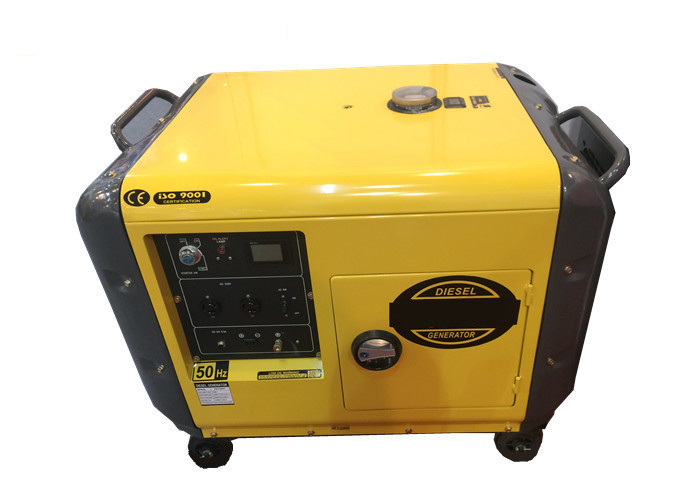 Residential Small Diesel Generators Portable Silent Generator 5kw 6kw With Air Cooled