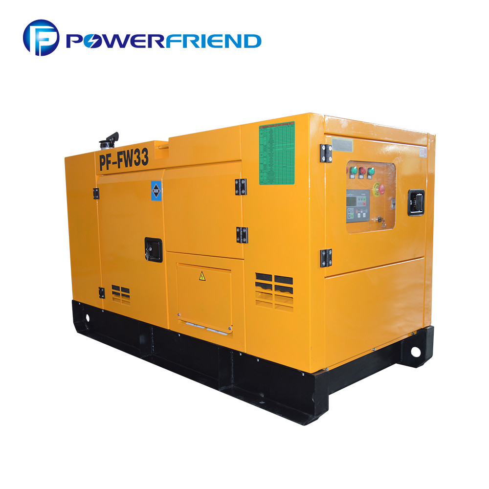 Brushless Self Exciting Fawde Generator , 25KW 30KVA 4 Cylinder Diesel