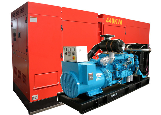 50HZ / 60HZ Euro Portable Gas Generators Prime Power Standby 440kva