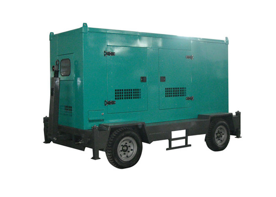Continuous Movable Cummins Backup Generator With Trailer , Out Door Used