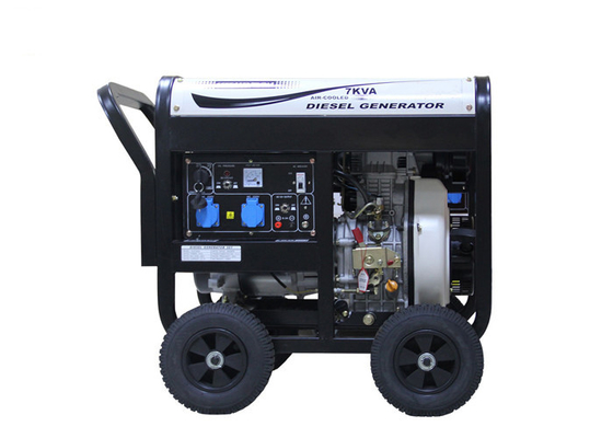 6 Kw Open Type Air Cooled Diesel Powered Portable Generator With 192FAGE Engine