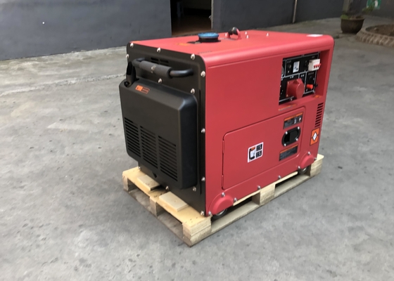 Low Fuel Consumption Silent 7KW Single Cylinder Small Portable Generators
