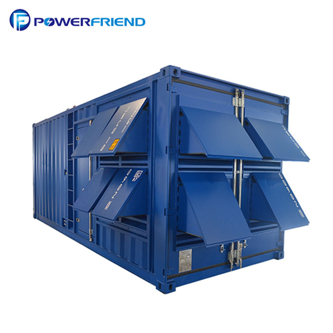 12 Cylinder Water Cooled 1200kw 1500kva Container Diesel Generator Set