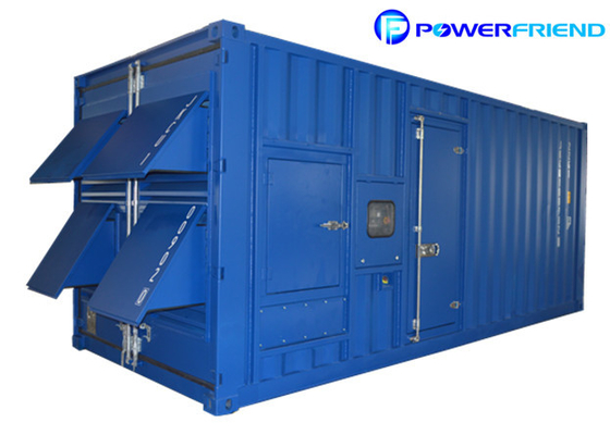 Container Type Diesel Water Cooled Generator Soundproof 1250KVA / 1000KW