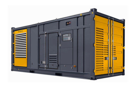 12 Cylinder Water Cooled 1200kw 1500kva Container Diesel Generator Set