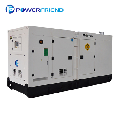 White Color Silent Iveco Diesel Generator 320kW 400KVA Water Cooled Low Noise