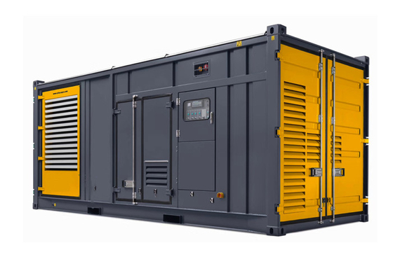 quality  12 Cylinder Water Cooled 1200kw 1500kva Container Diesel Generator Set factory