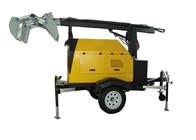 4000w Mobile Light Tower Generator Mobile Light Tower With Metal Halide Lights Trailer Type