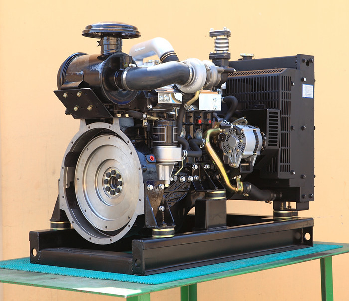 Silent Type Industrial Diesel Engines , 4 Stroke Air Cooled Diesel Engine