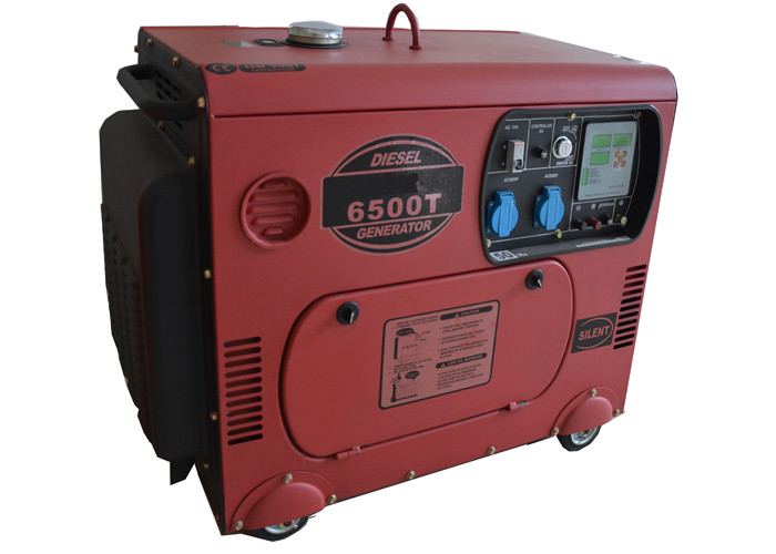 Diesel power 5000w 5kw Small portable electric generator silent type 186FAE Engine
