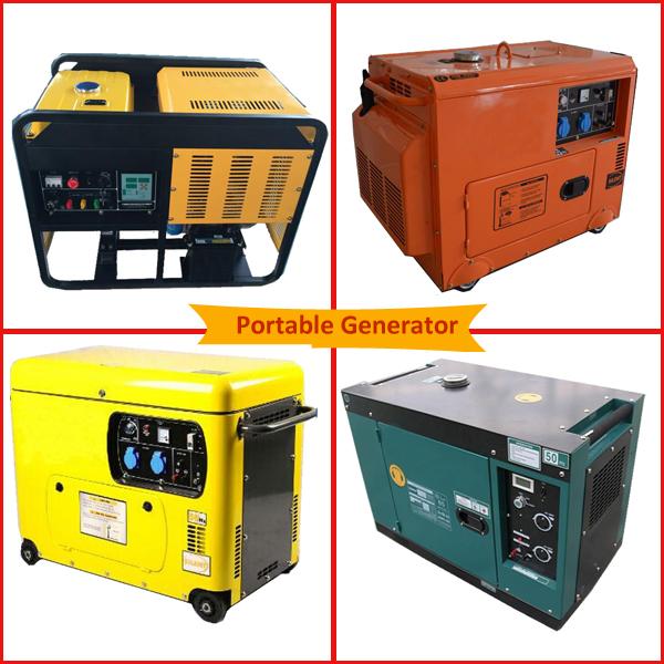 Extra Silent 186F 5kw Portable Power Generator Three Phase Or Single Phase
