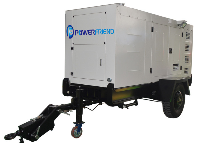 Portable Silent Type Diesel Genset With Wheels 50kw Trailer Generator