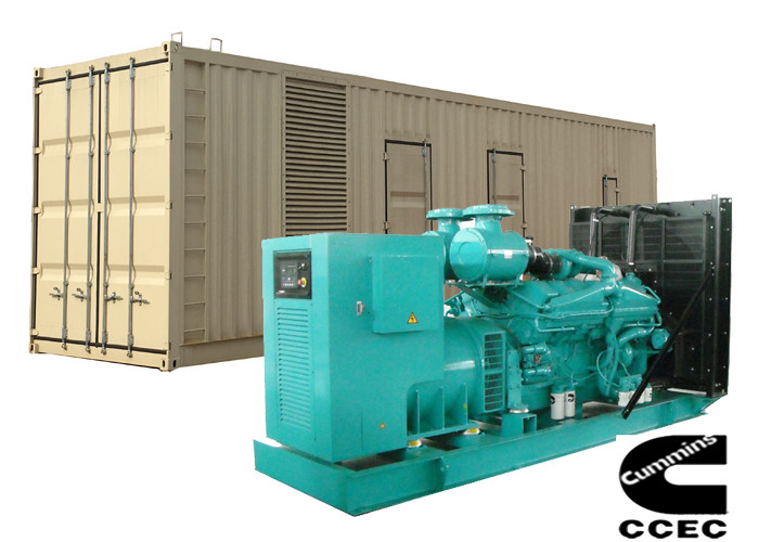 1200KW 1500KVA Cummins Industrial Generators Container Generator With