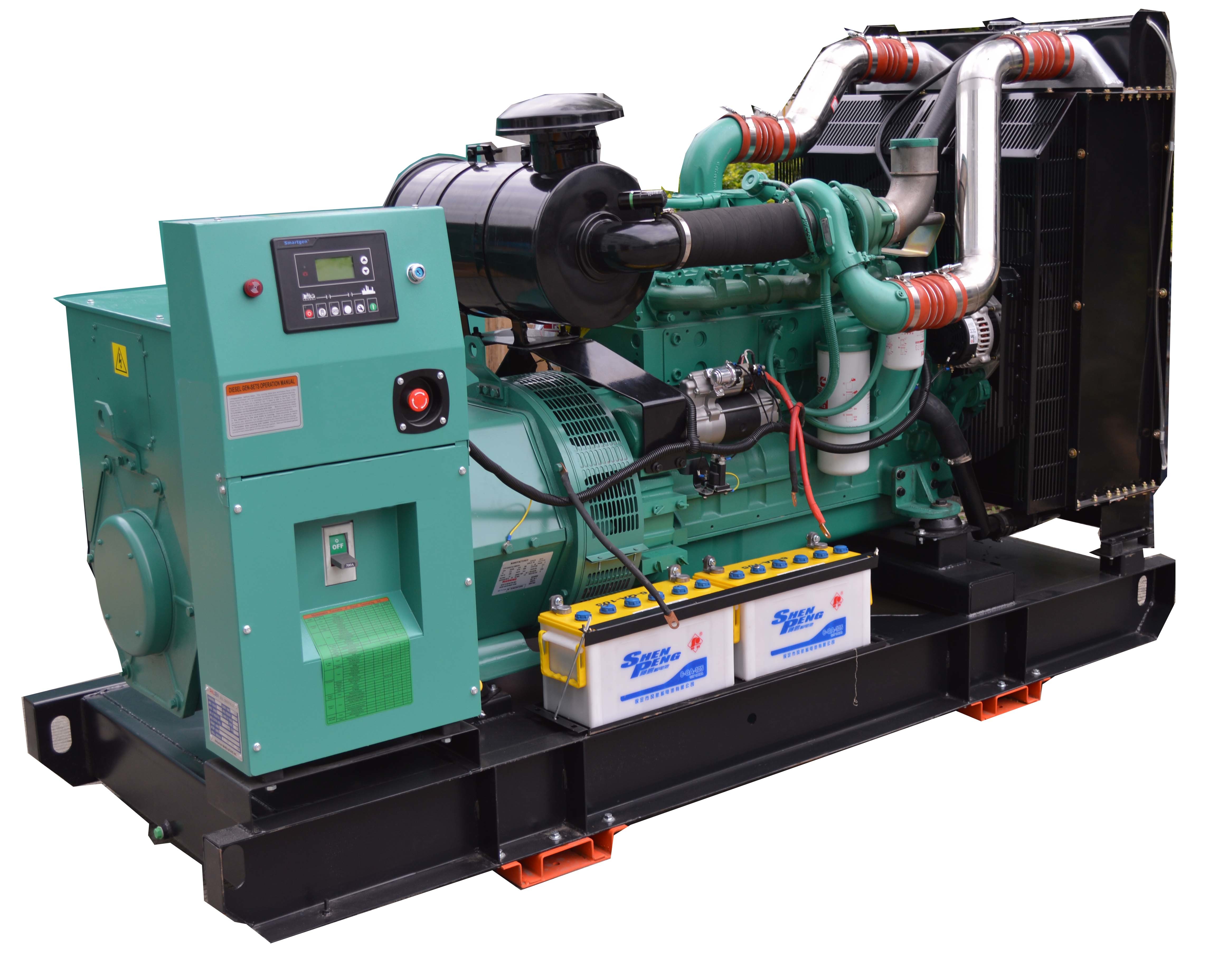 Cummins 60KVA diesel generator set Super silent 68dB level white color