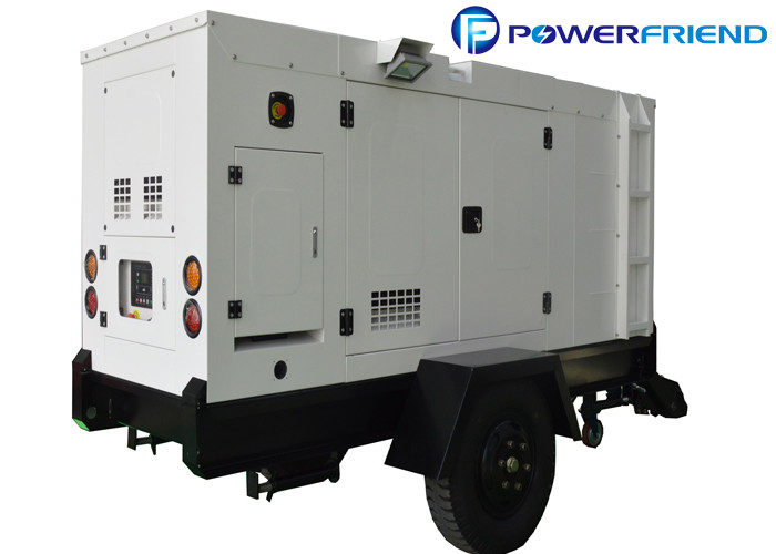 40kw 50kva Mobile Genset Diesel Generator Set Trailer Type With Wheels