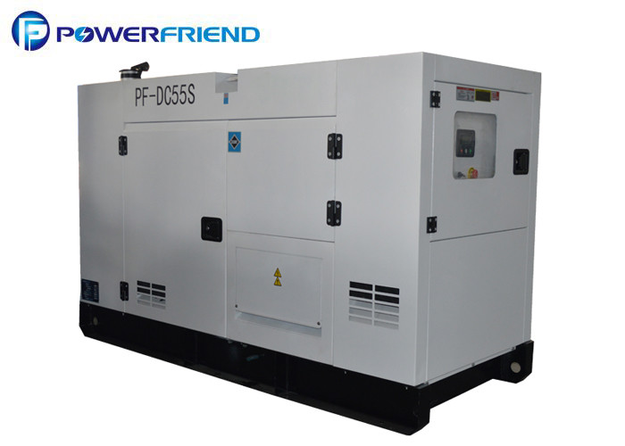 Soundproof SuperSilent Cummins Diesel Generators White Color 50kva High