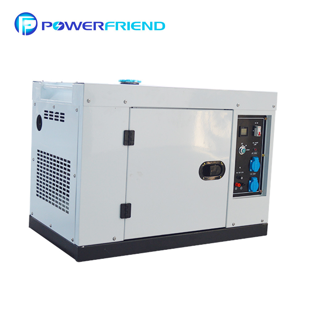 White Single Phase AC Generator Portable Power Generators 4.5KW 5KVA