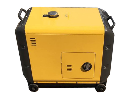 5.5kva Electric Power Generation Small Portable Generators Yellow CE