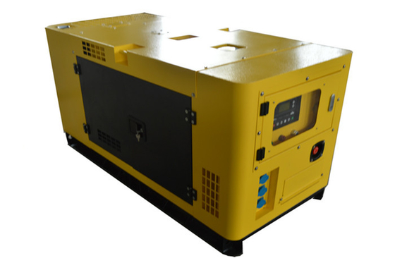 8kw Water Cooled Electric Silent Generator Set 10kva With Diesel Engine , 50/60HZ Frequency