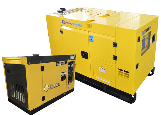 Emergency Three - Phase Diesel Power Generator Soundproof Water Cooled