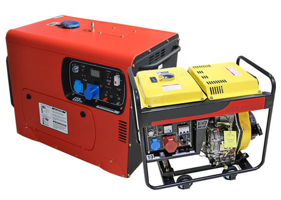 Air cooled diesel engine generator 3 phase small power genset 5kw