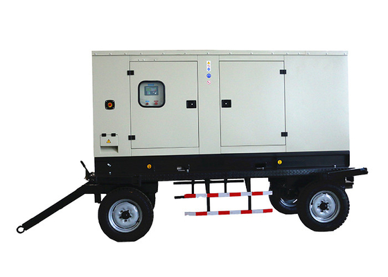 200 Kw Trailer Type Cummins Dg Set , 1500 Rpm Diesel Generator Stamford Alternator