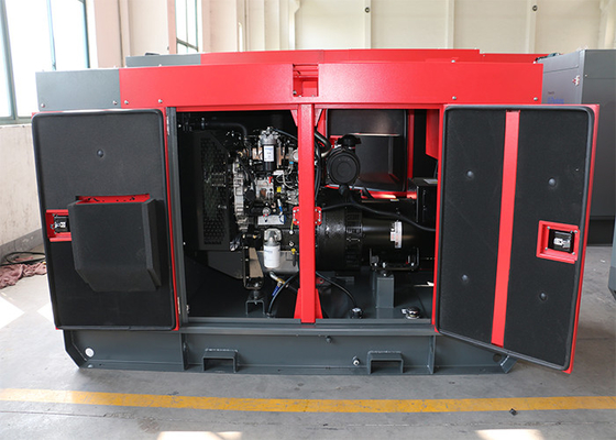 50kva 40kw Diesel Silent Generator Set , Silent Canopy Genset Water Cooling