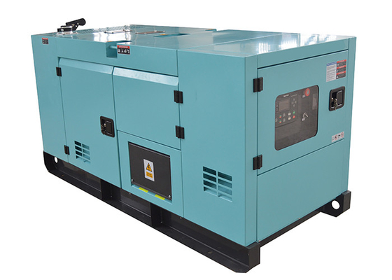 Water Cooled 3 Phase 12kw / 15kva Silent Diesel Generator Set For Home Use