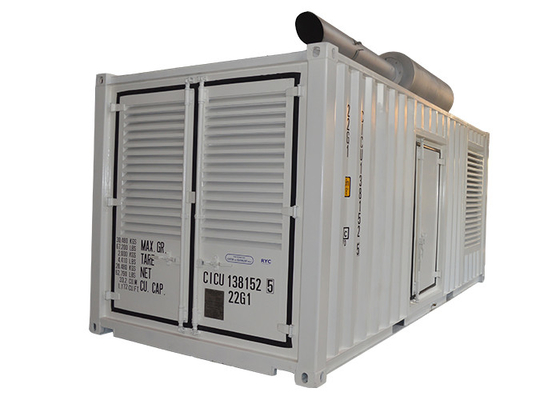 Container 1000kva Diesel Silent Generator Set 800kw 20GP By Cummins Engine