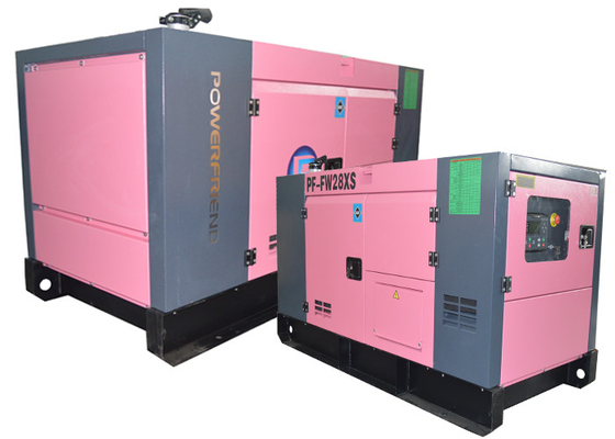 FAW 30KVA Ultra Silent Generator Set 63dB Electric Start Pink 1155×680×835mm