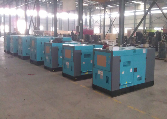 Emergency Three - Phase Diesel Power Generator Soundproof Water Cooled