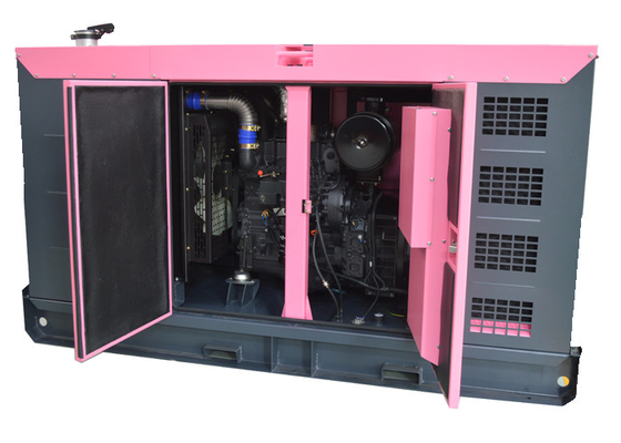 Durable 30kva Super Silent Diesel Power Generator Water Cooling Stamford 3 Phase