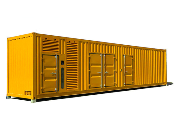 1200kw Water Cooling Cummins Diesel Generators , Containerized Generator