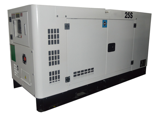 Water Cooled 25KVA Three Phase Super Silent Generator , Diesel Generator Set