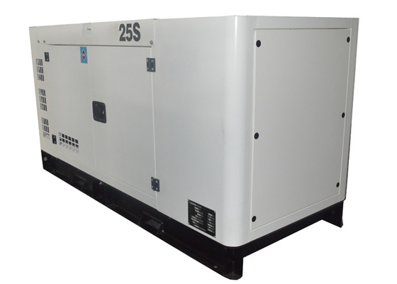 Water Cooled 25KVA Three Phase Super Silent Generator , Diesel Generator Set