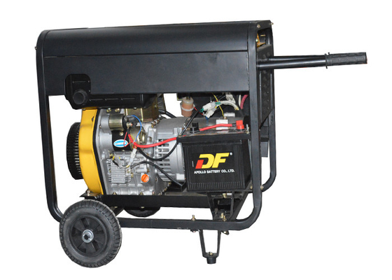 Portable Small Welder Generator 190A Electric Start With Wheels And Handle