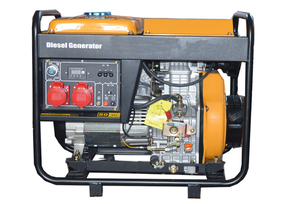 3 Phase 5000W Portable Small Portable Generators Open Type Hand Start