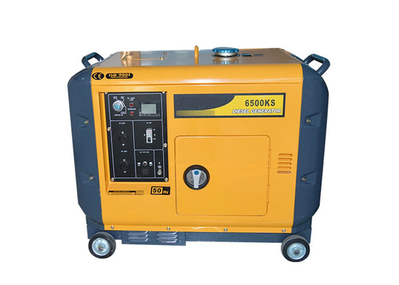 Super Small Quiet Generators Single Phase 5kva / 5Kw Portable Diesel Generator