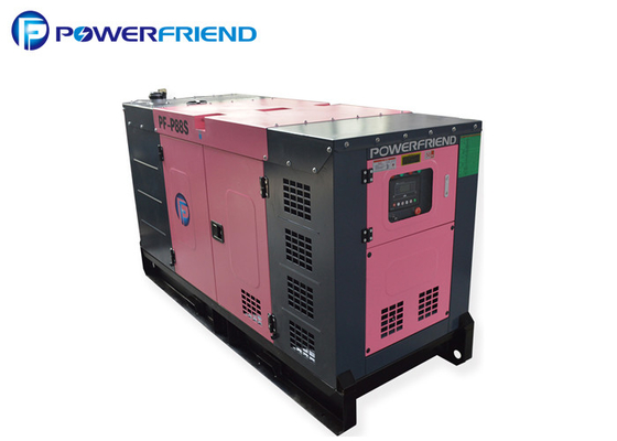 Rated 40kw / 50kva Soundproof Perkins Power Generator 3 Cylinder With Canopy