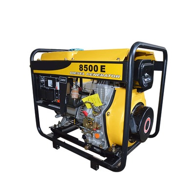 AC 6-7kw Motor Small Portable Generators Diesel Electric Start