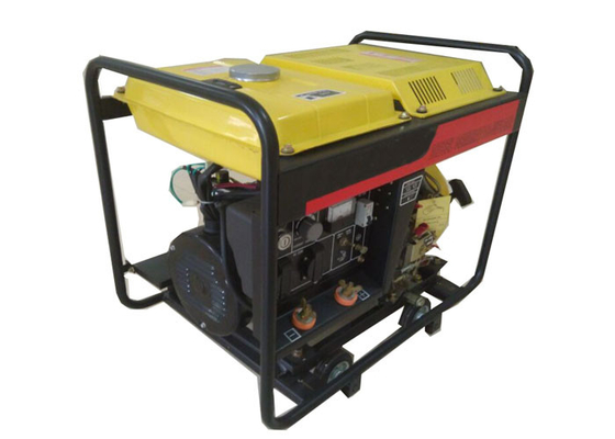 Yellow color 100% copper 180A welder small portable generators moveable