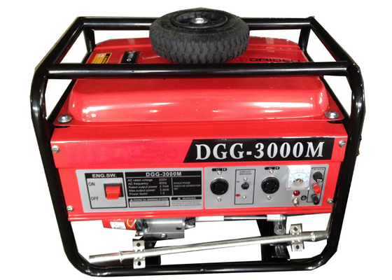 Hand start small portable generators gasoline power 3000w CE certificate