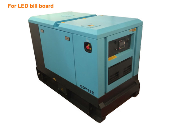 Yandong refrigerated silent electric generating set / 3 phase genset 7kva - 30kva soundproof