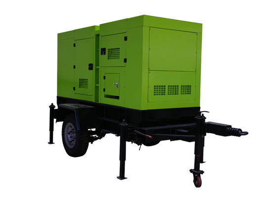 Mobile TRAILER Lovol electrical power generator with wheel 25kva to 183kva